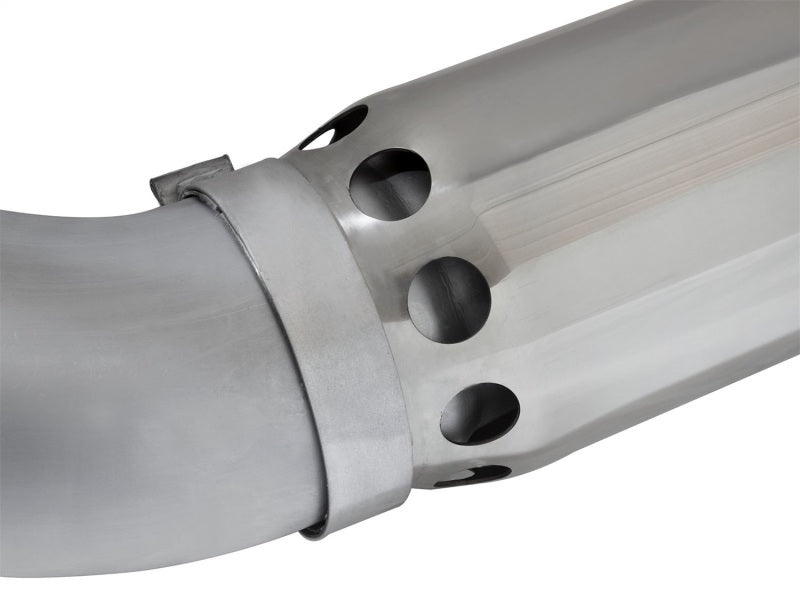 AFE 49-04081-P Exhaust 5in DPF-Back Aluminized Steel w/ Polished Tips 16-17 fit