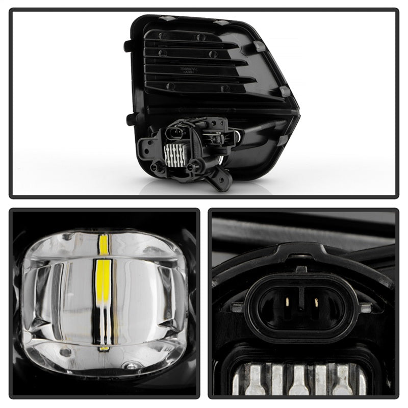 SPYDER 9053986 23-25 fits Chevy Colorado OEM Style LED Fog Lights w/ Switch (FL-CCOL2023-LED-C)