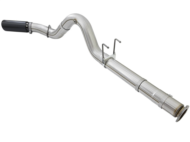 AFE 49-03090-B 5in DPF-Back Alum Steel Exhaust System w/Black Tip 2017 fits For