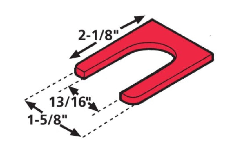 SPC Performance 35064 Tandem Shim-FRTLNR 1/16in (100)
