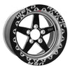 Weld 71LB510A85F S71 15x10.33 / 5x4.5 BP / 8.5in. BS Black Wheel (Low Pad) - Bl