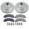 Power Stop CRK1392 03-04 fits Ford F-350 Super Duty Front Z17 Coated Brake Kit