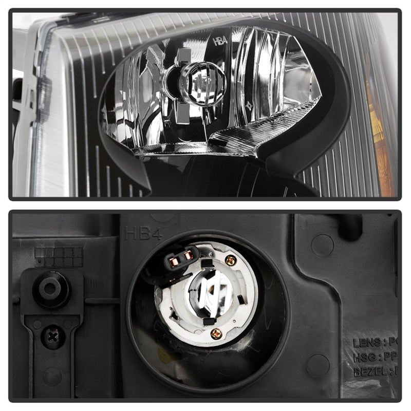 SPYDER 9042652 xTune 02-09 fits GMC Envoy OEM Style Headlights - Black