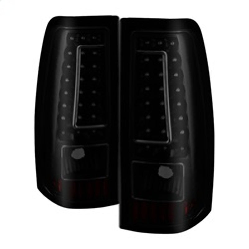 xTune 9038471 99-02 fits Chevy Silverado 1500/2500/3500 V2 LED Tail Lights - Bl