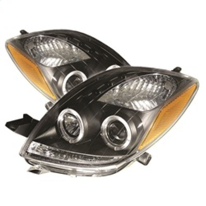 Spyder 5012050 fits Toyota 06-08 Yaris 2DR Projector Headlights LED Halo- LED B