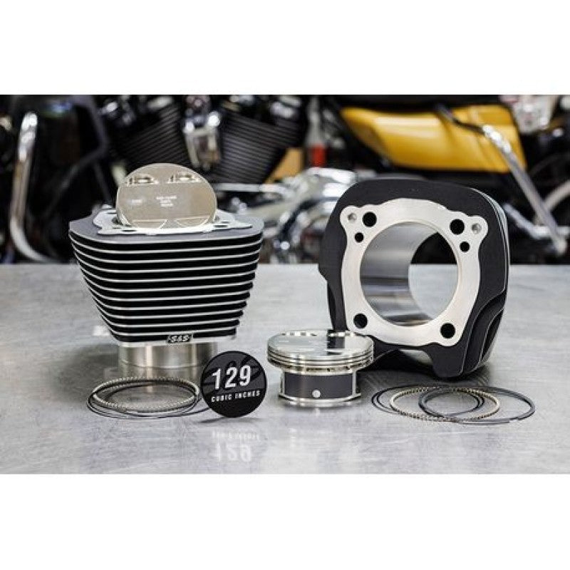 S&S 910-0843 Cycle 2017+ M8 Models 129in Big-Bore Kit 4.375in Stroke Highlighted