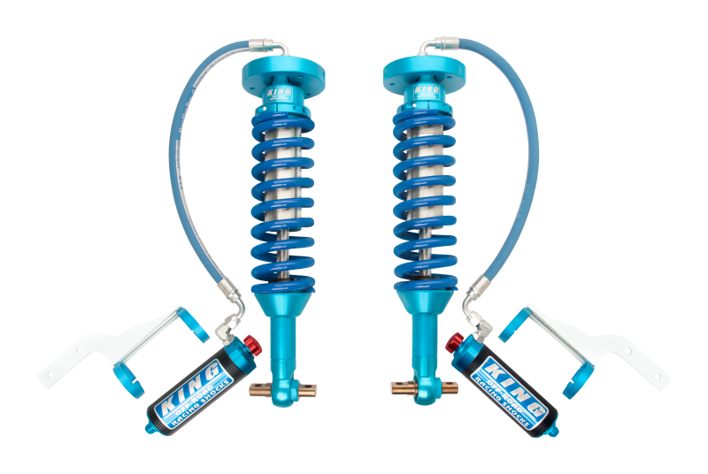 King 25001-182A Shocks 2018+ fits Ford Expedition 4WD Front 2.5 Dia Remote Res Coilover (Pair) w/Adjuster (Pair)