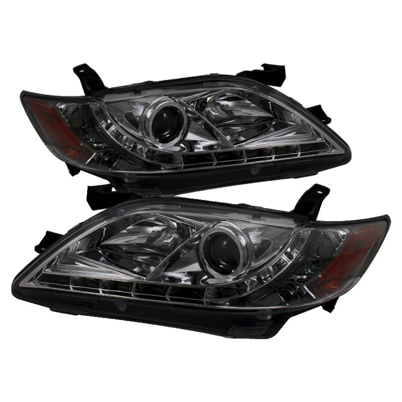 Spyder 5039439 fits Toyota 07-09 Camry Projector Headlights DRL Smoke High H1 L