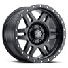 ICON 1417858357SB Six Speed 17x8.5 6x5.5 25mm Offset 5.75in BS 108.1mm Bore Satin Black Wheel