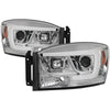 Spyder 5085290 fits Dodge 06-08 Ram 1500 V2 Projector Headlights - Light Bar DR