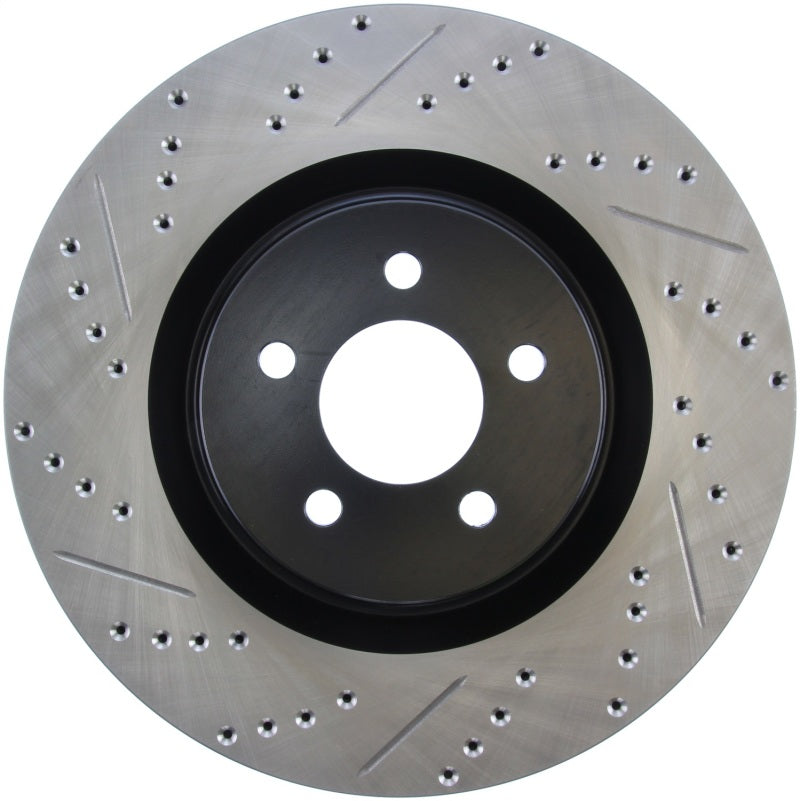Stoptech 127.61089R Slotted & Drilled Sport Brake Rotor