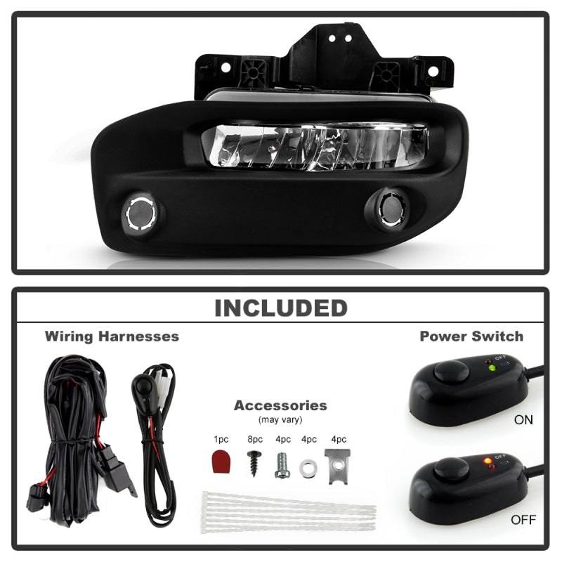 Spyder 9051050 fits Dodge 19-22 Ram 2500/3500 OEM Full LED Fog Lights w/Univers