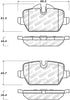Stoptech 305.1226 Street Select Brake Pads w/Hardware - Rear 11-16 Mini Cooper Countryman