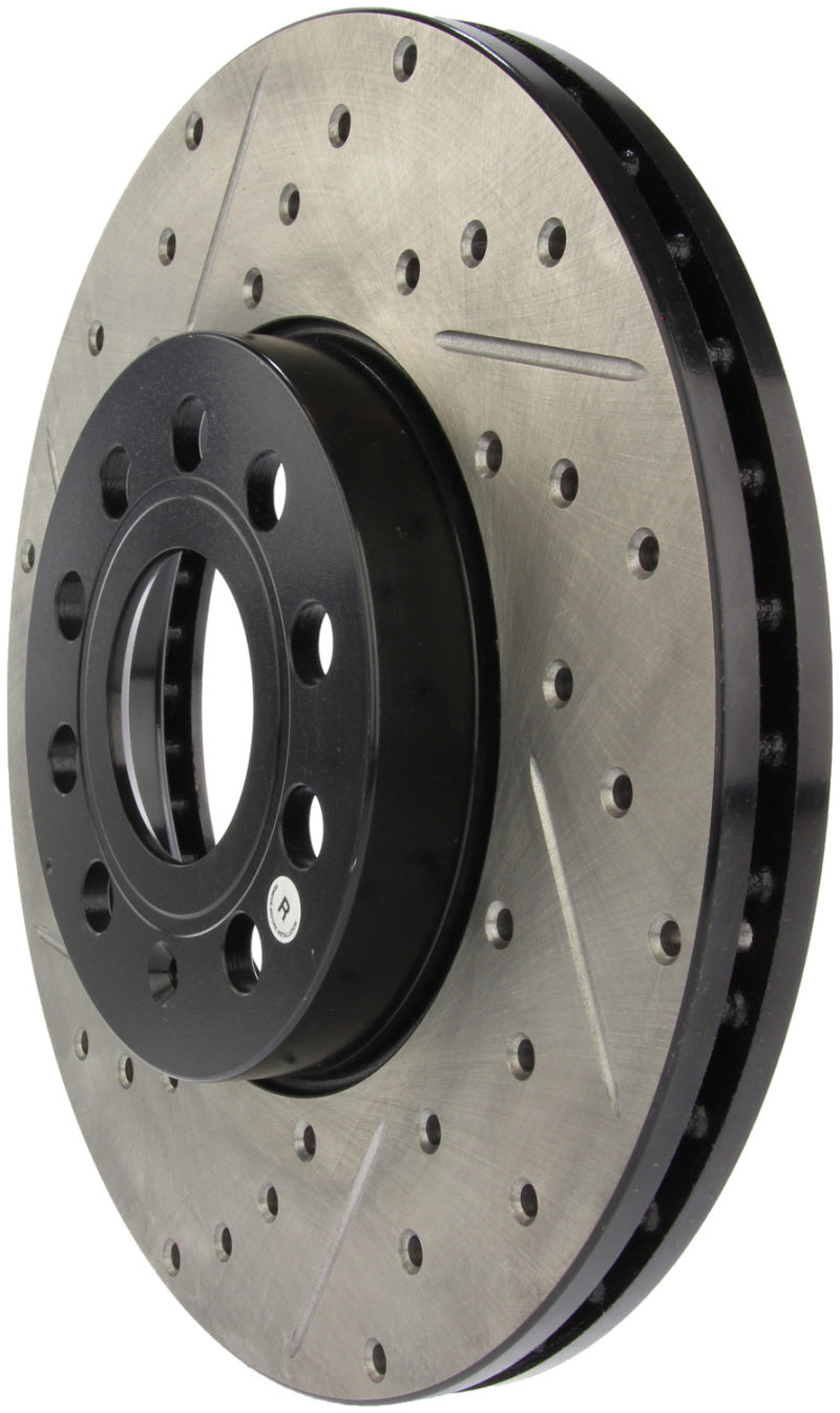 Stoptech 127.33110R Slotted & Drilled Sport Brake Rotor