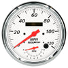 AutoMeter 1370 Autometer Arctic White Tach/Speedo 5in. - 120mph & 8k RPM