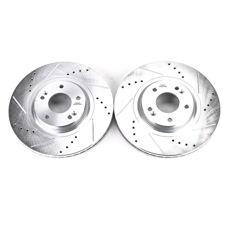 PowerStop fits Kia 15-19 Sedona Front Evolution Drilled & Slotted Rotors - Pair