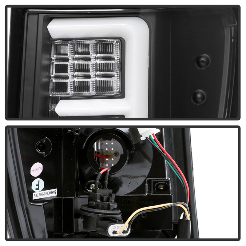 Spyder 5085788 fits Jeep 05-06 Grand Cherokee Version 2 Light Bar LED Tail Ligh