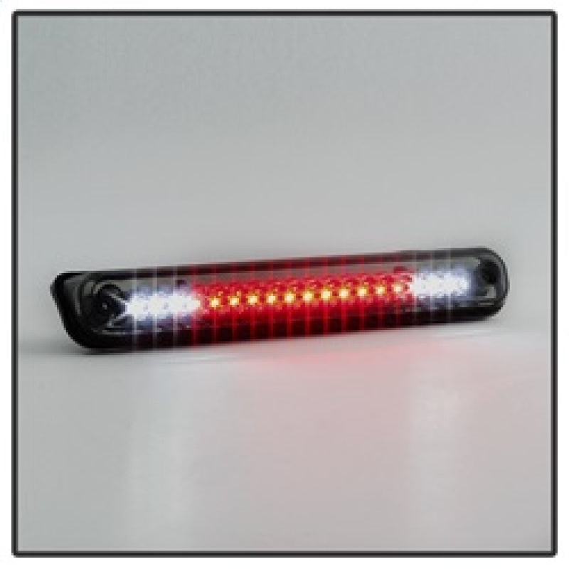 9032752 Xtune Yukon Denali LED Tail Lights w/ 3rd LED Brake Light Smoked ALT-J