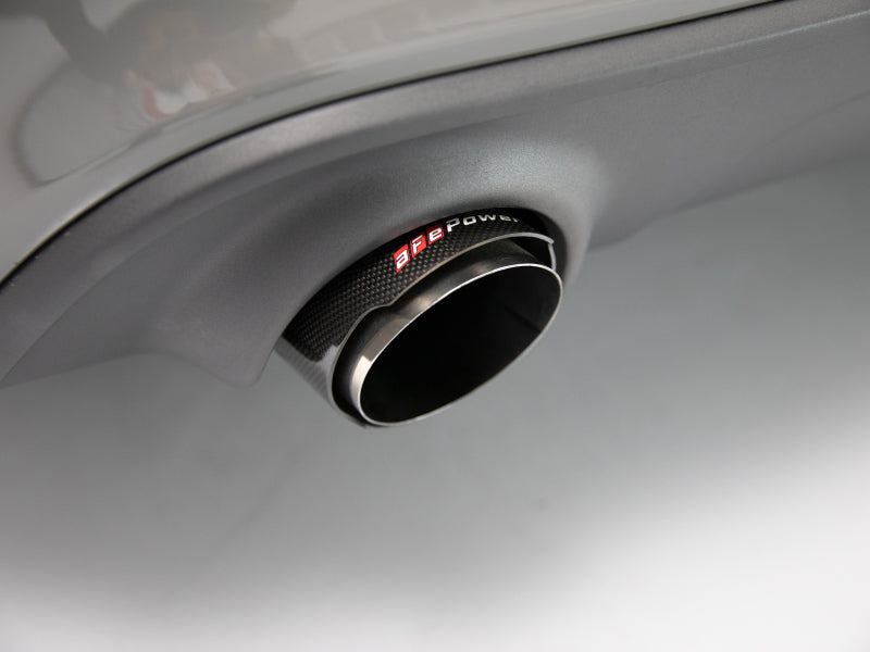 AFE 49C32068-C orce-XP 4-1/2in Carbon Fiber OE Replacement Exhaust Tips - 15-19