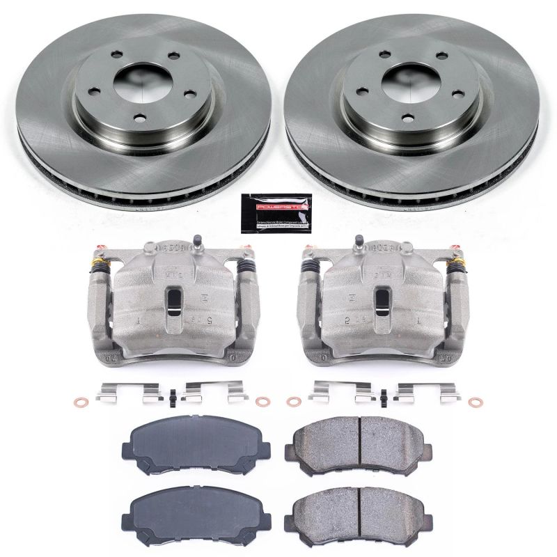 PowerStop fits Nissan 08-14 Rogue Front Autospecialty Brake Kit w/Calipers