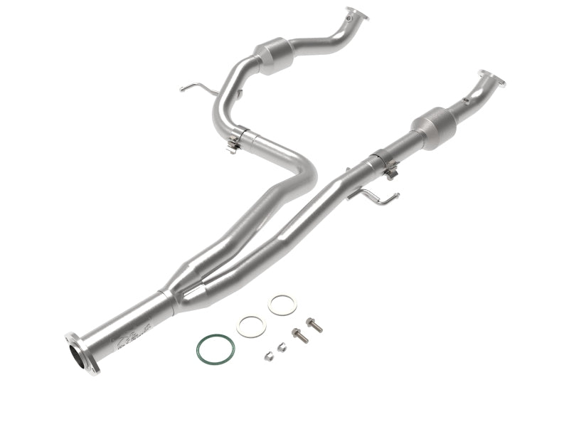 AFE 48-46013-RC Twisted Steel Y-Pipe w/ Cat SS 16-20 fits Toyota Tacoma V6 3.5L