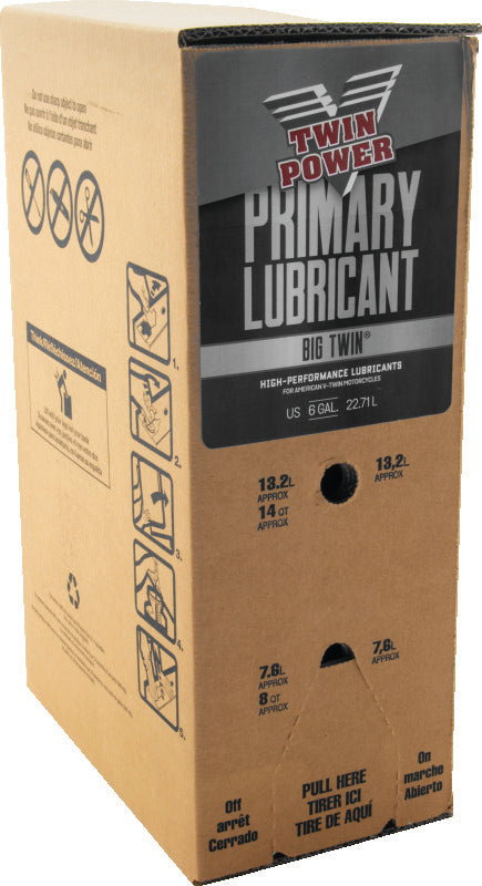 Twin Power 539028 Primary Lube 6 Gallon Bag In Box