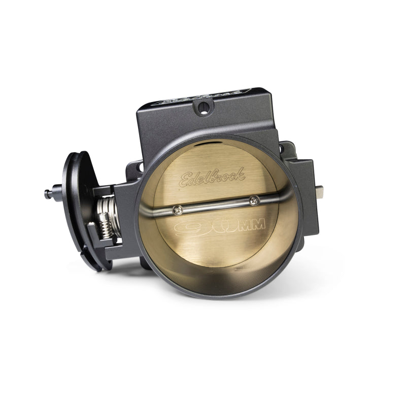 Edelbrock 39703 EFI Throttle Body Pro-Flo XT 90mm Black Mat Anodized Finish