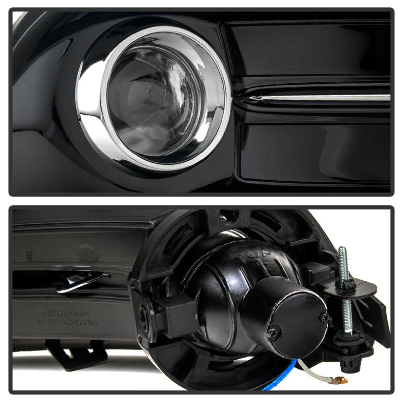 Spyder 5080455 fits Dodge 13-20 Dart 2015 OEM Fog Light W/Universal Switch- Cle