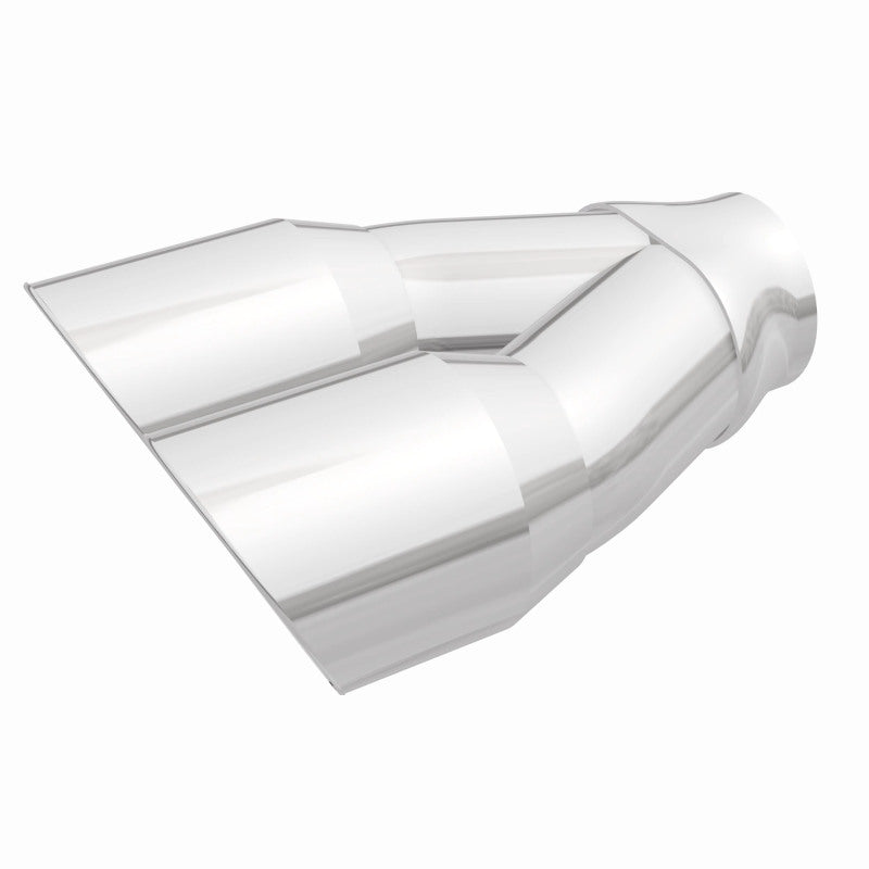 MagnaFlow 35226 Double Wall 3in Dual Round Polished Tip 2.25in Inlet