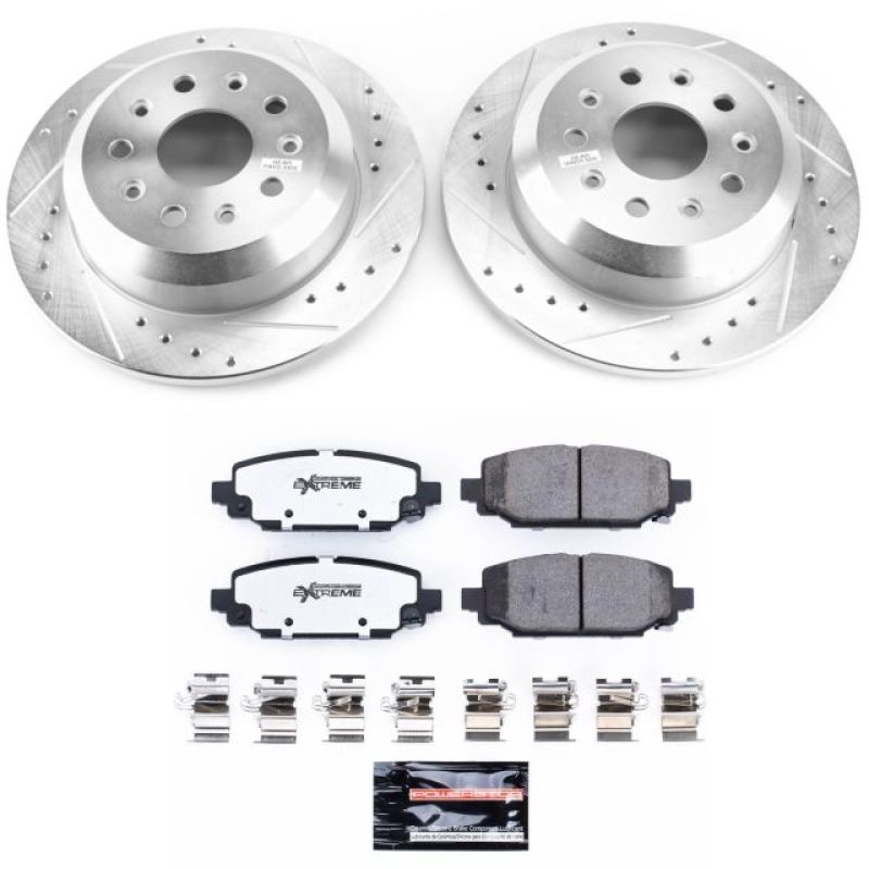 PowerStop K7943-36 18-19 fits Jeep Wrangler Rear Z36 Truck & Tow Brake Kit