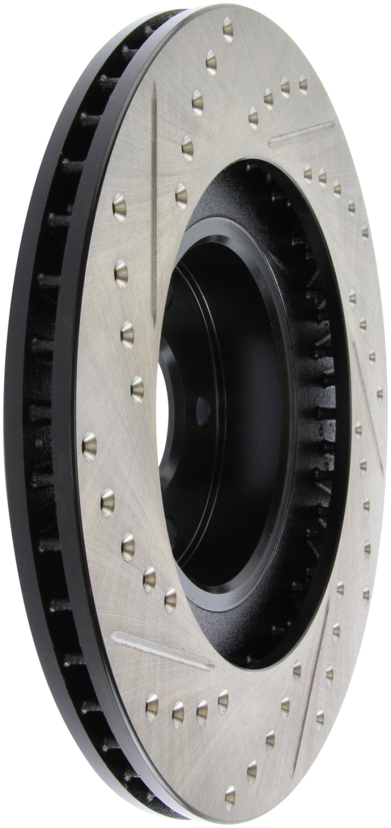 Stoptech 127.47018L 02-10 fits Subaru WRX Slotted & Drilled Left Front Rotor (exc. STi)