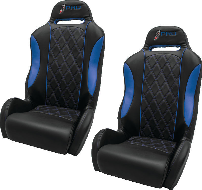 DragonFire Racing 520616 Dfr Pro Series Seats Blk/Blue