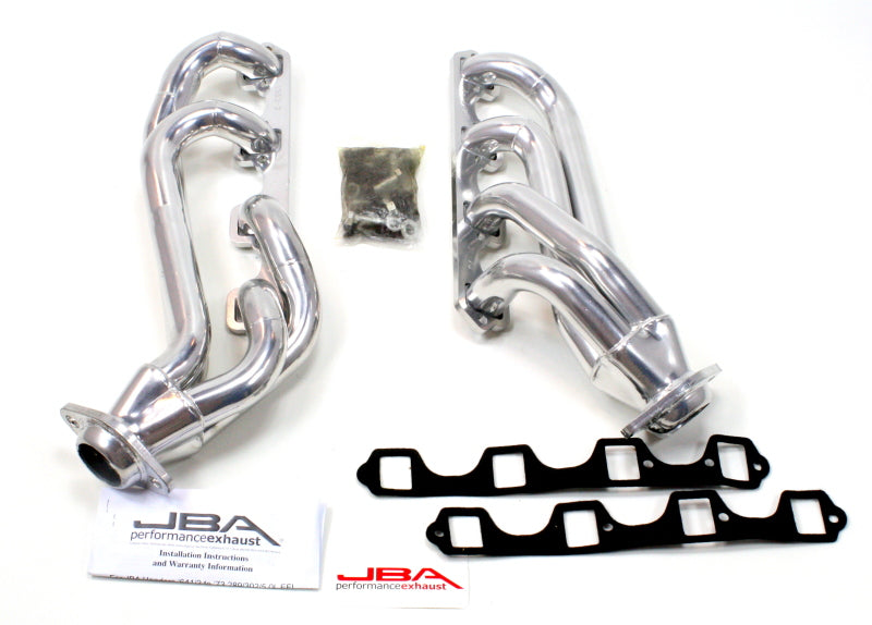 JBA 1650S-2JS fits Ford 65-73 Mustang 260-302 SBF w/GT40-P Heads 1-5/8in Primary Silver Ctd Mid Length Header