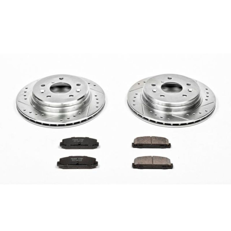 PowerStop K472 fits Mazda 86-91 RX-7 Rear Z23 Evolution Sport Brake Kit