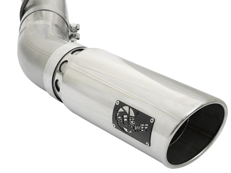 AFE 49-44085-P BORE HD 5in 409-SS DPF-Back Exhaust w/Polished Tip 2017 fits GM