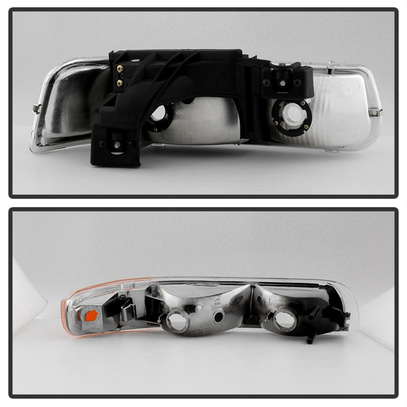 xTune 9035111 fits Chevy Silverado 1500 99-02 OEM Style Headlights w/ Bumper Li