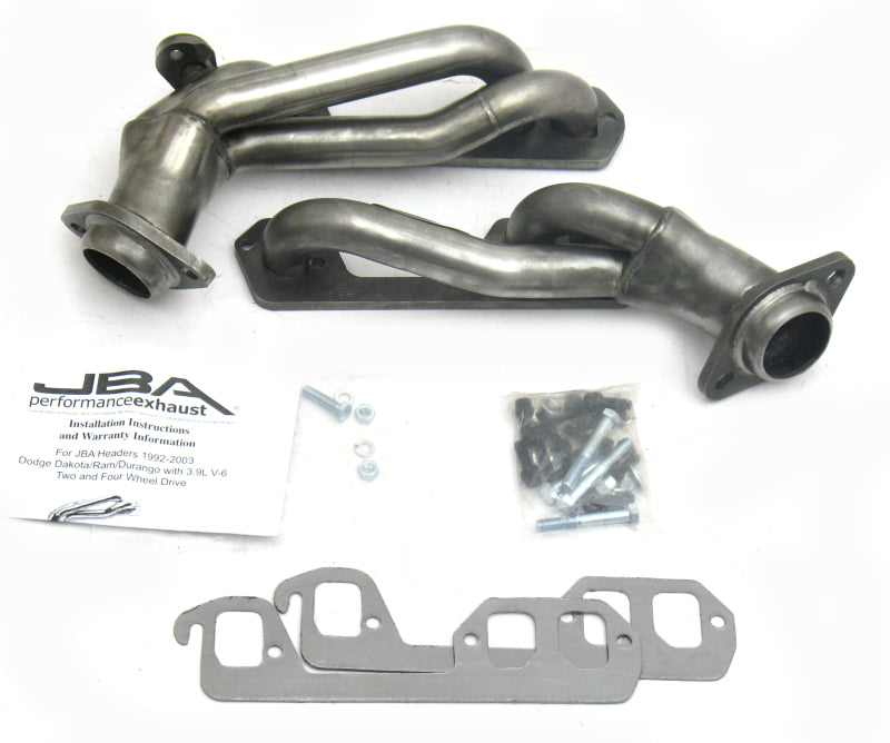 JBA 1938S fits Dodge 92-95 Truck 3.9L V6 1-1/2in Primary Raw 409SS Cat4Ward Header