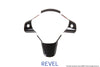 Revel 1TR4GT1AX01 GT Dry Carbon Steering Wheel Insert Covers fits Tesla Model 3
