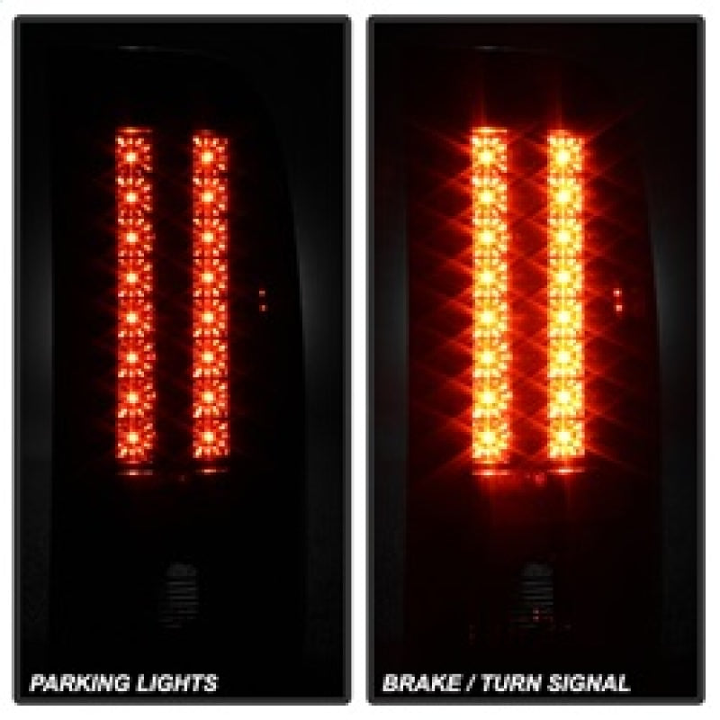 Spyder 5078032 fits Chevy 07-13 Silverado LED Tail Lights Blk Smke ALT-YD-CS07-
