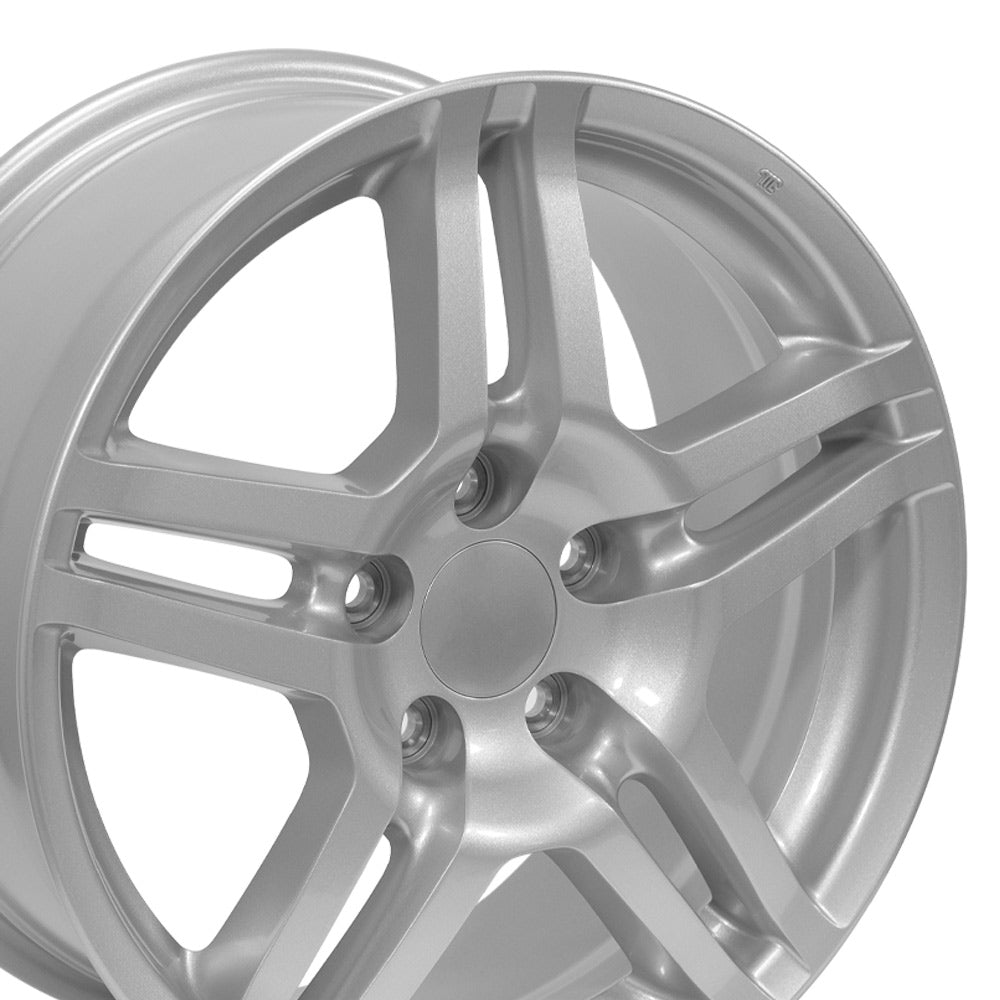 OE Wheels AC04-17080-5450-45S 17" Replica AC04 fits Acura TL 17x8 Silver