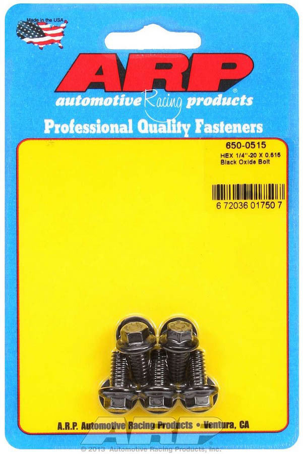 ARP 650-0515 1/4-20 x 0.515 6pt Bolt Kit 5pk