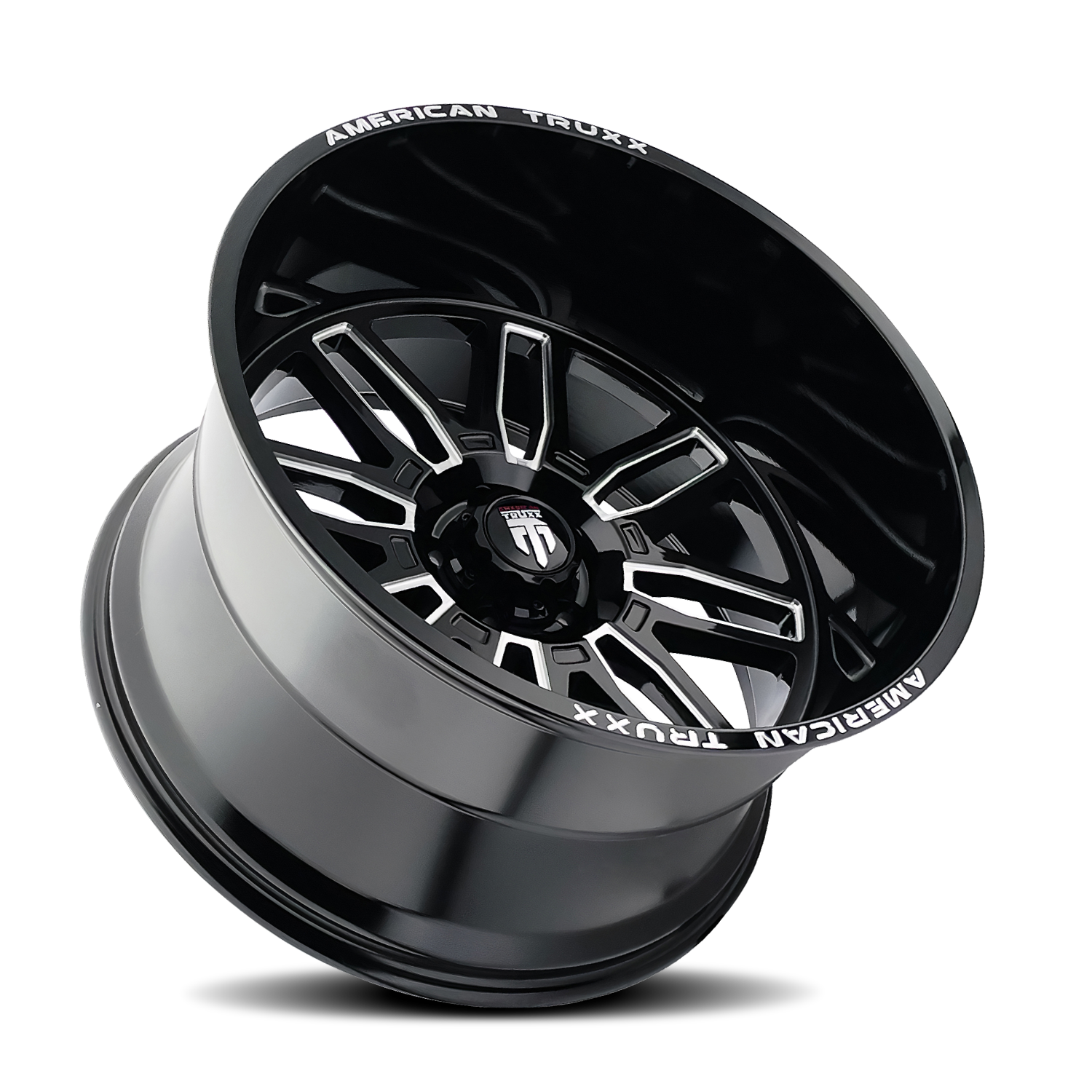 AMERICAN TRUXX AT1915-24436M AMERICAN TRUXX RESTLESS AT1915 BLACK MILLED 24X14