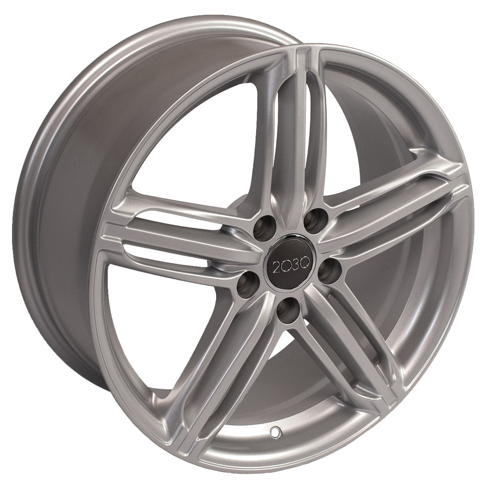 OE Wheels AU12-18080-5112-35S 18" Replica AU12 fits Audi RS6 18x8 Silver