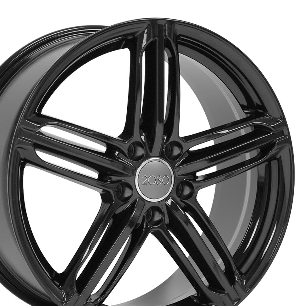 OE Wheels AU12-18080-5112-45B 18" Replica AU12 fits Audi RS6 18x8 Black ET45