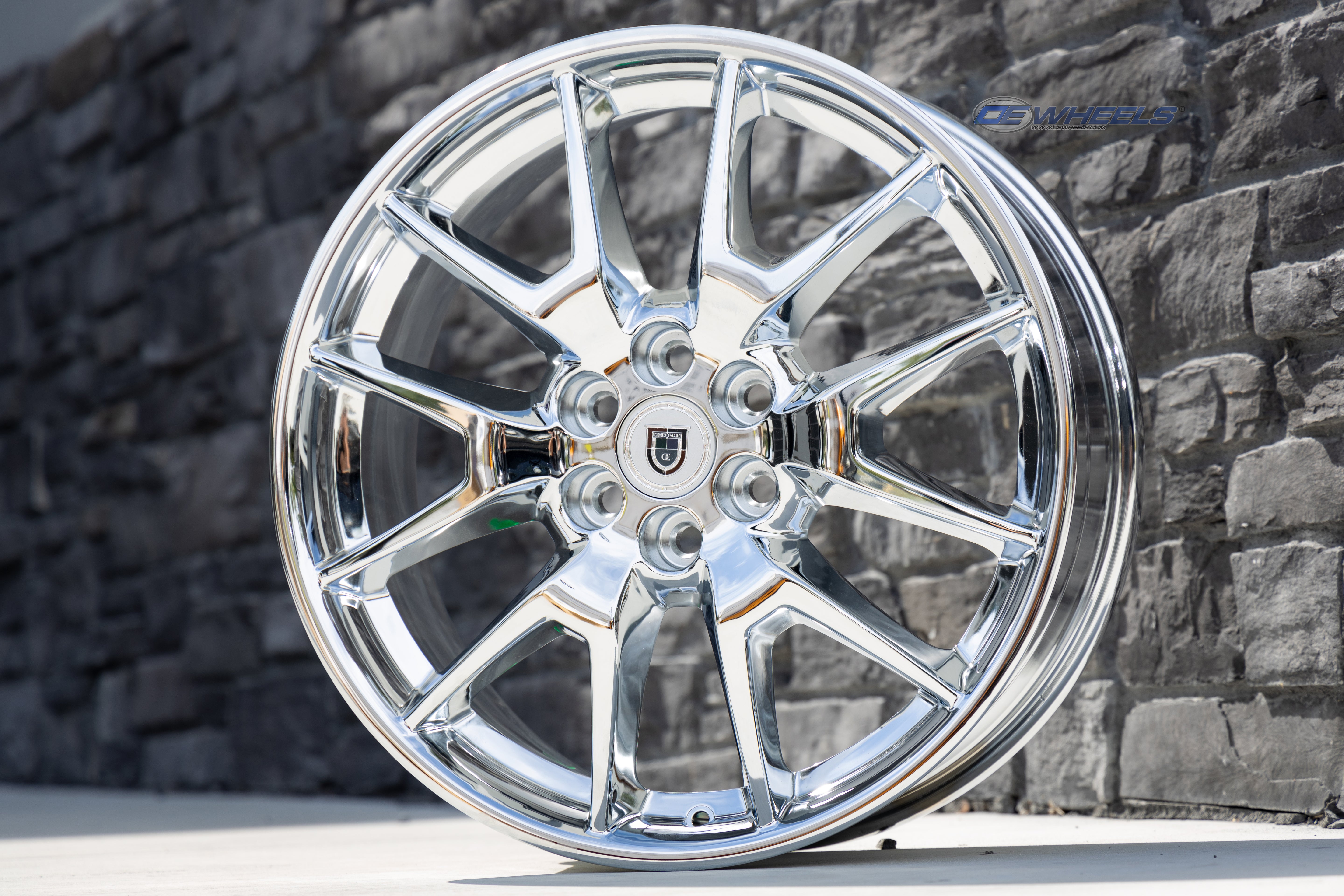 OE Wheels CA12-20080-6120-53C 20" Replica CA12 fits Cadillac SRX 20x8 Chrome