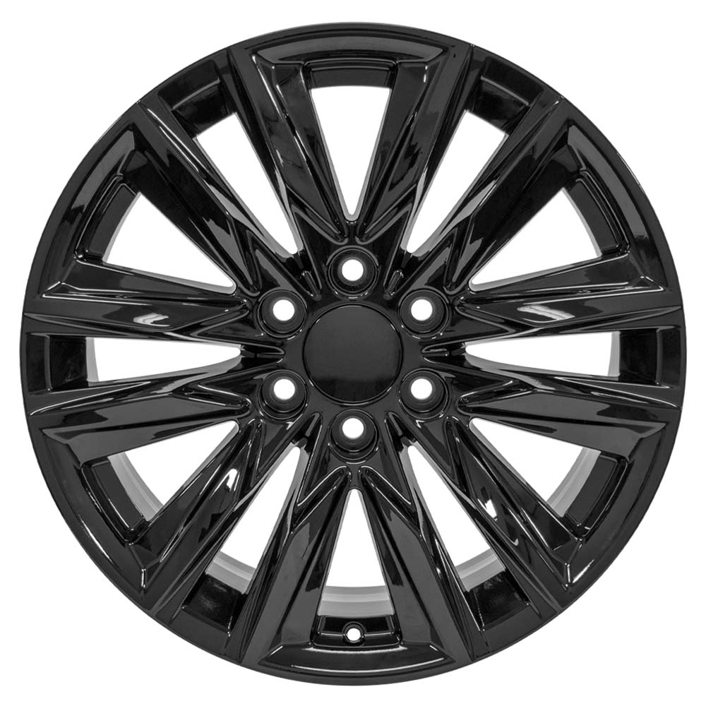 OE Wheels CA91-20090-6550-28B 20" Replica fits Cadillac Escalade Gloss Black