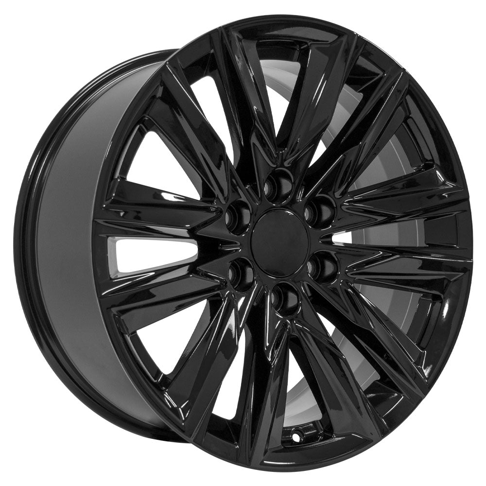 OE Wheels CA91-20090-6550-28B 20" Replica fits Cadillac Escalade Gloss Black