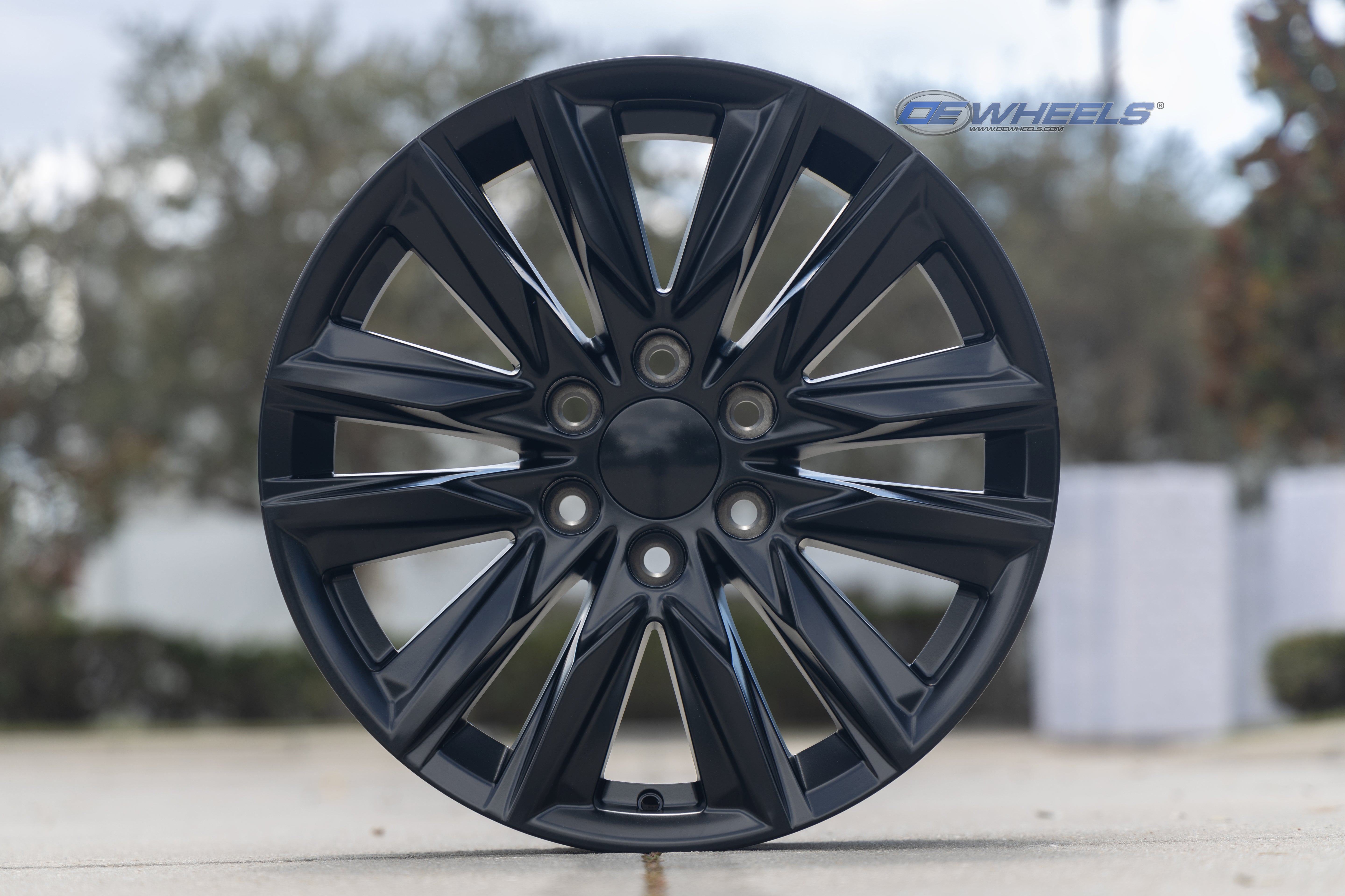 OE Wheels CA91-20090-6550-28B1 20" Replica fits Cadillac Escalade - Satin Black
