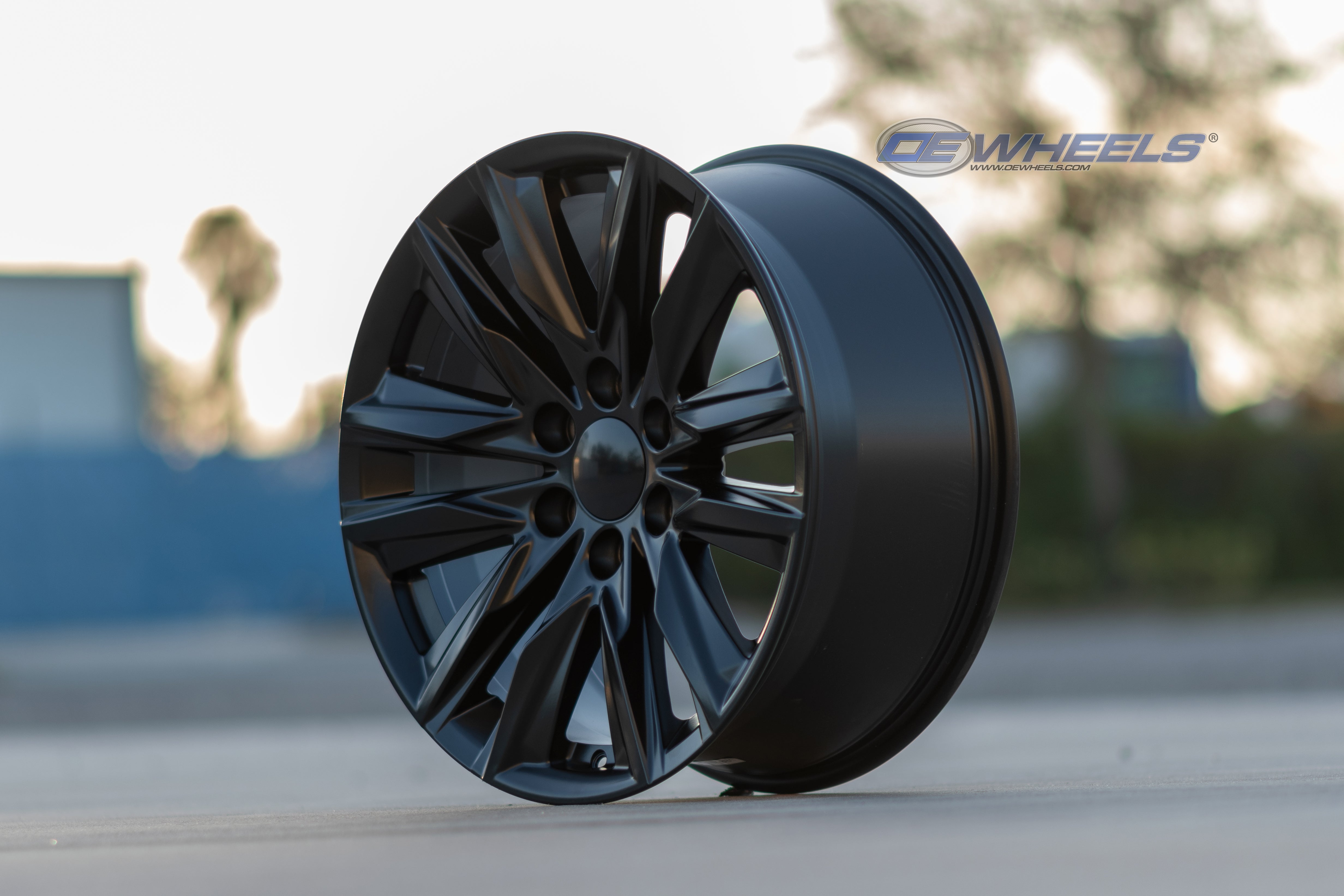 OE Wheels CA91-20090-6550-28B1 20" Replica fits Cadillac Escalade - Satin Black