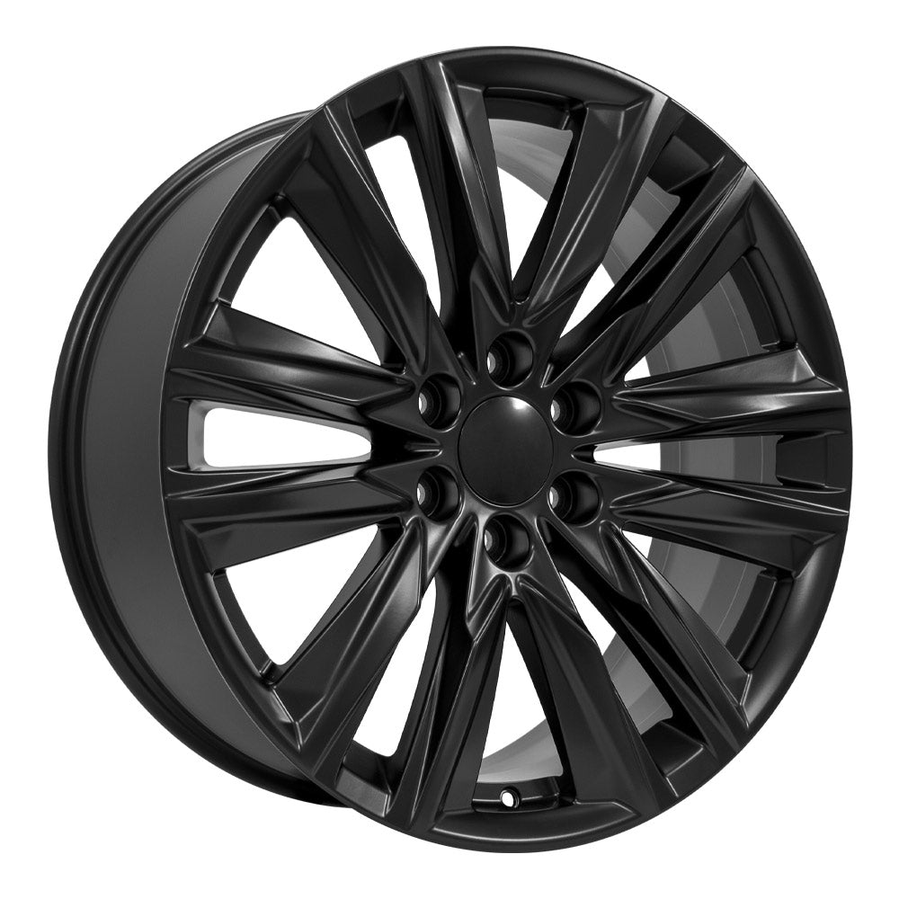 OE Wheels CA91-22090-6550-28B 22" Replica fits Cadillac Escalade Gloss Black